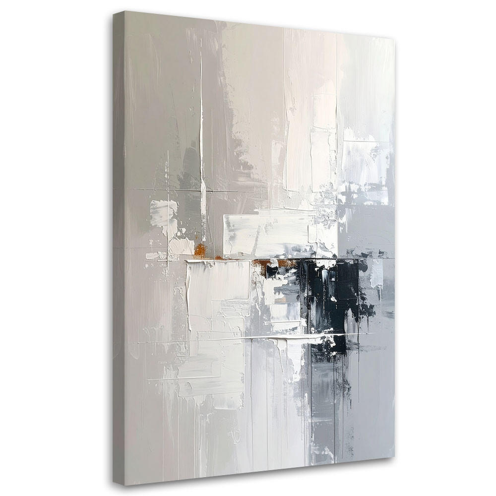Feeby Leinwandbilder, Weiß 40x60 cm