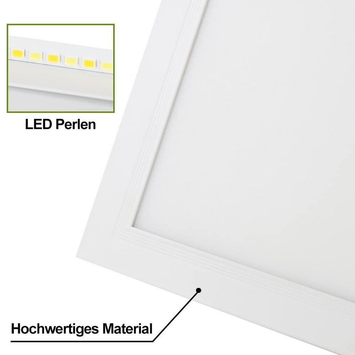 LED-DECKENLEUCHTE Thrall 100/25/1cm - Weiß, Metall (100/25/1cm) - ZMH