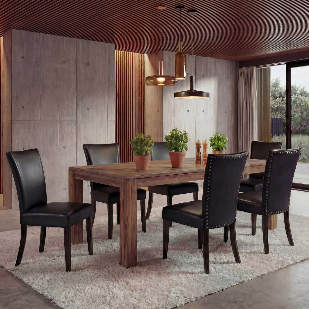 ESSZIMMERSTUHL Schwarz 6er-Set - Schwarz, Textil (50/93/62cm) - MCW