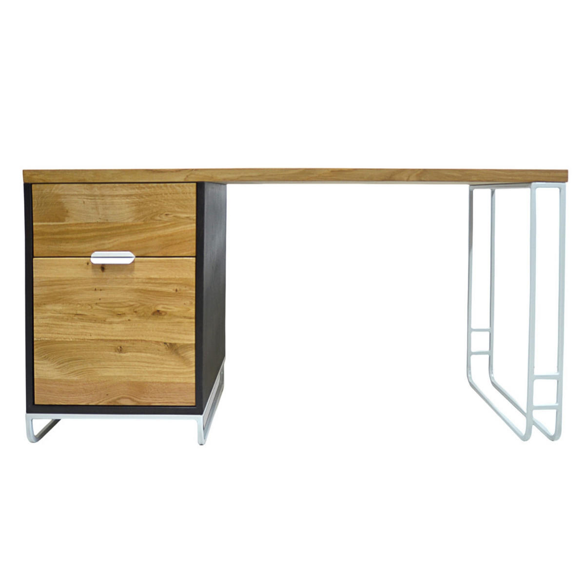 HOLZSCHREIBTISCH für das Arbeitszimmer oder Büro DENIS - Eichefarben, Holz (60/150/75cm) - Rawood Furniture