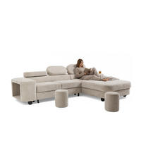 ECKSOFA Love Rechts Beige - Beige, Holz (284/205cm) - Muffo