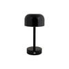 TISCHLAMPE James LED Schwarz 12.5/12.5/24.5 cm - Schwarz, Metall (12.5/12.5/24.5cm) - Leitmotiv