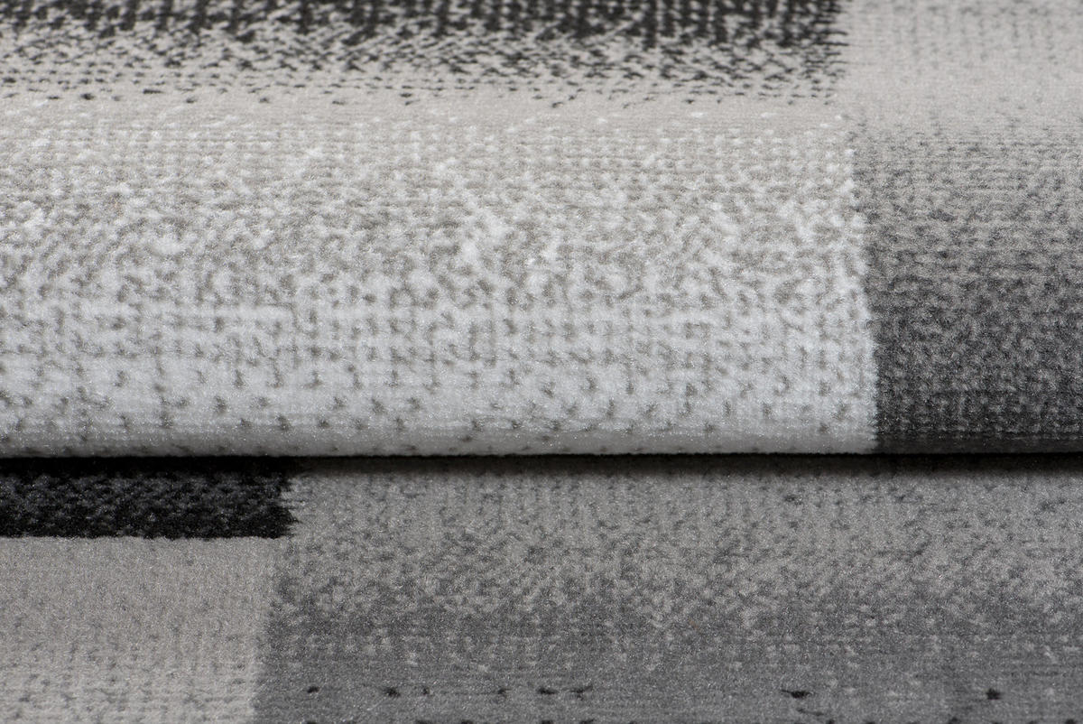 TEPPICH MAYA Creme Vierecke Streifen Verwischt 200/250 cm - Creme, Textil (200/250cm) - Tapiso