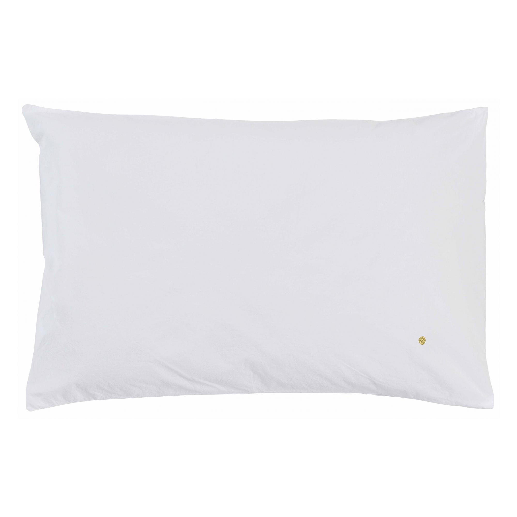 KOPFKISSENBEZUG Céleste milch 100 x 65 cm - Weiß, Textil (100/65cm)