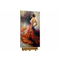 METALLBILD Bunt 66/114 cm - Rot/Multicolor, Metall (6/114cm) - KUNSTLOFT