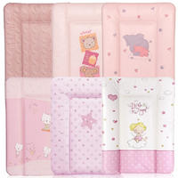 WICKELAUFLAGE Softy 50 x 70 cm pink PVC, waschbar, 50 x 70 cm, für unterwegs, leicht zu reinigen - Rosa, Kunststoff (50/70cm) - Lorelli