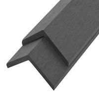 WINKELLEISTEN 5er set Wpc 170 Cm Grau - Grau, Holzwerkstoff (170/4.5/4.5cm) - vidaXL
