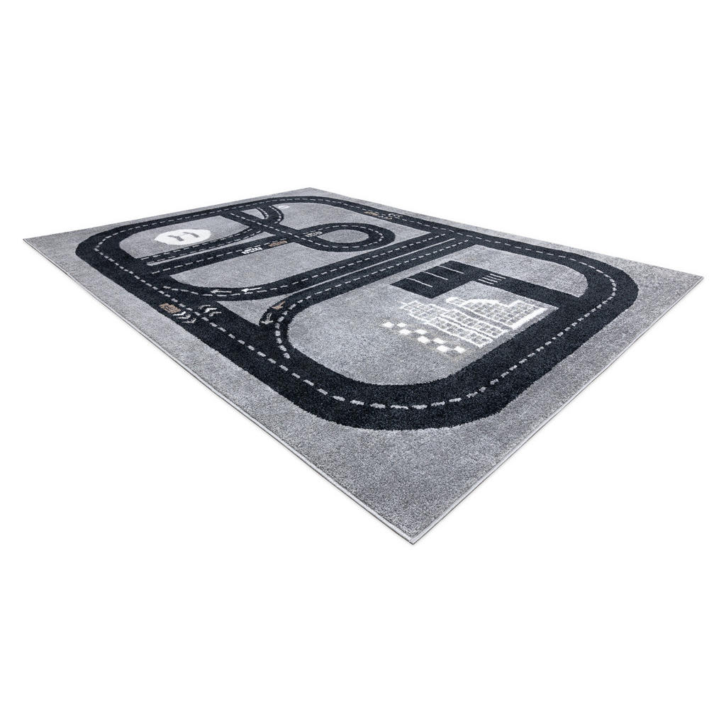 Thumbnail - rugsX Teppich, Grau, Textil, Rechteckig, 140x190 cm, Teppiche & Böden, Teppiche, Teppich Kinderzimmer