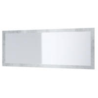 SPIEGEL Lima Beton Oxid Optik - Hellgrau, Holzwerkstoff (139/55/2cm) - Vladon