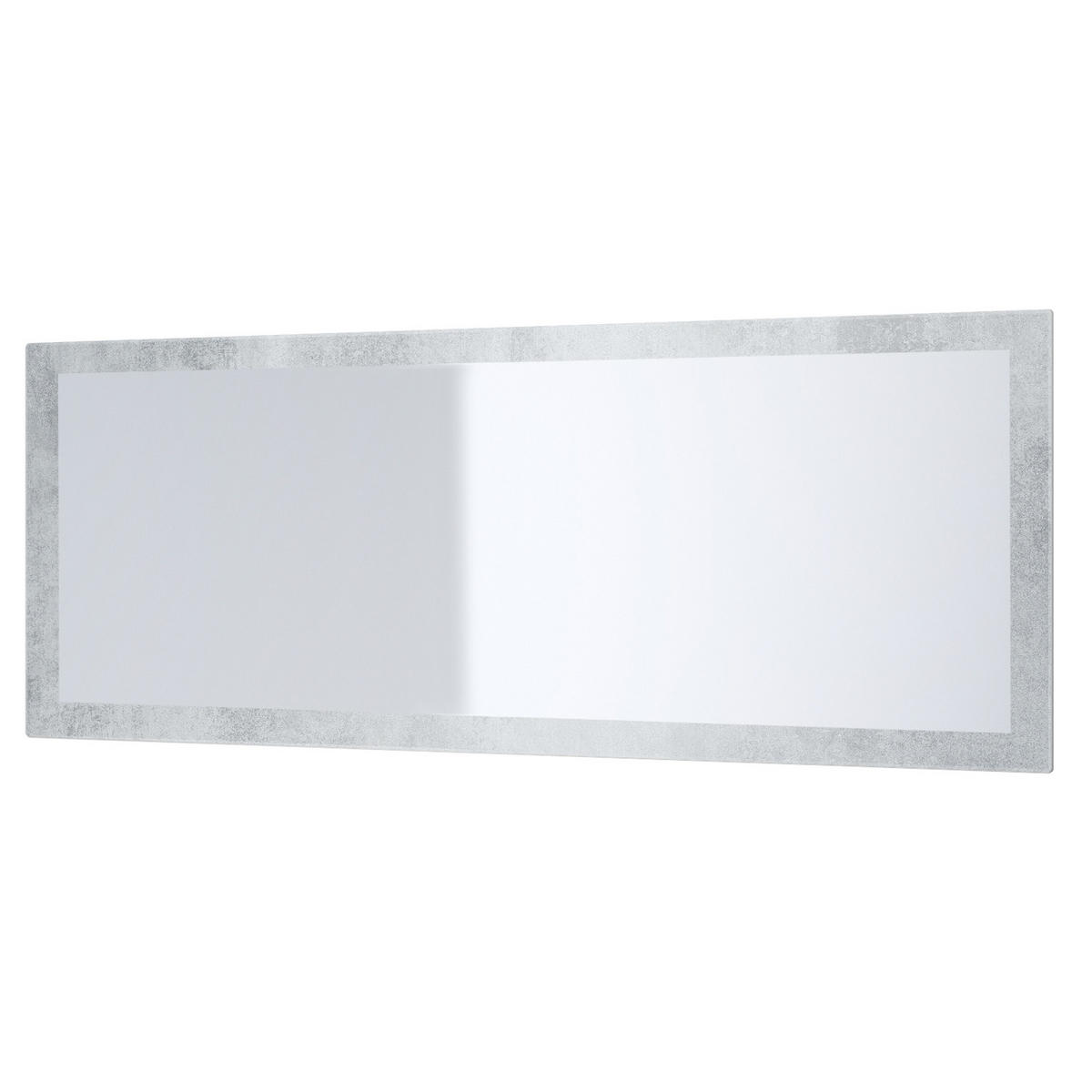 SPIEGEL Lima Beton Oxid Optik - Hellgrau, Holzwerkstoff (139/55/2cm) - Vladon