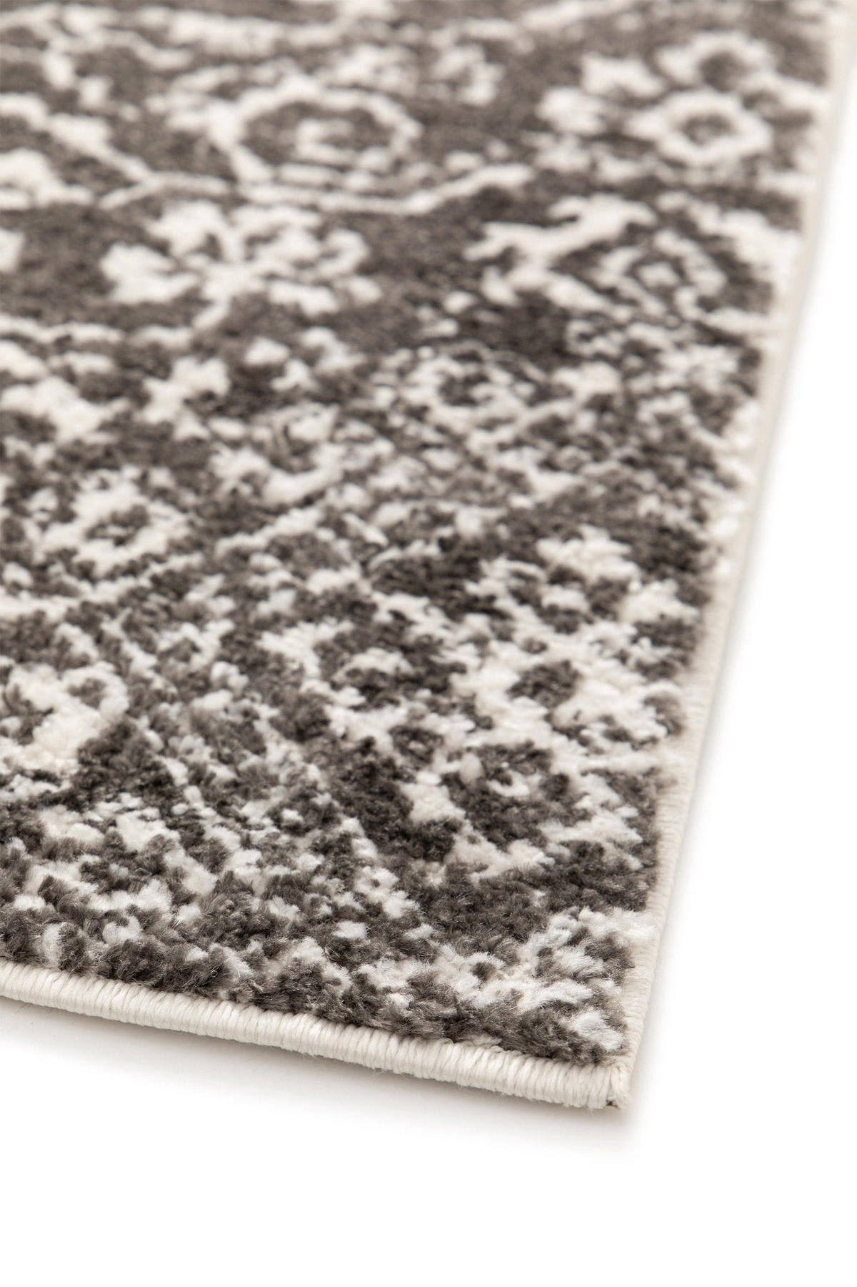 TEPPICH sehr weich grafisch grau - Grau, Textil (160/230cm) - AFK Living