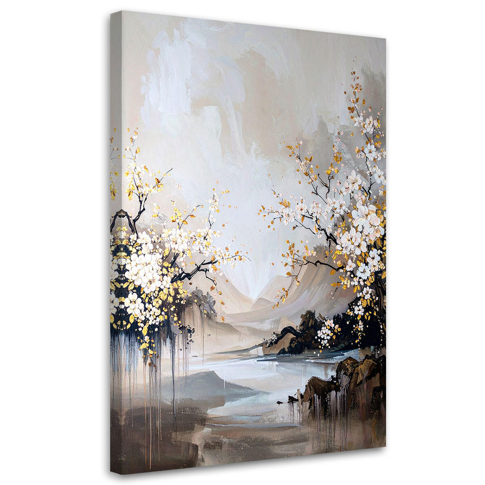 Feeby Wandbild, Weiß 80x120 cm