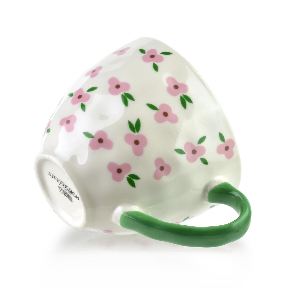 BECHER Florella Rosa 11x15x9 cm Porzellan - Rosa, Keramik (0.4L) - Mondex