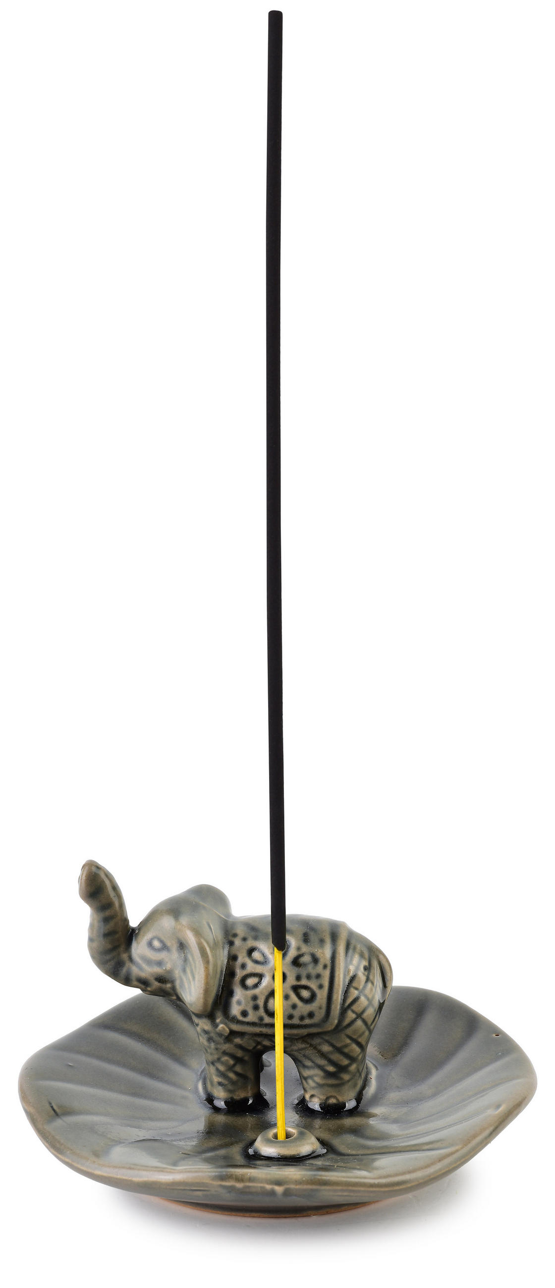 STÄBCHENHALTER Basic Grau 10/10/5.5 cm Keramik - Grau, Keramik (10/5.5/10cm) - Mondex