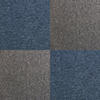 TEPPICHFLIESEN 50 x 50cm Sturmblau & Anthrazit 10m² - Blau, Textil (50/50/1cm) - Monstershop