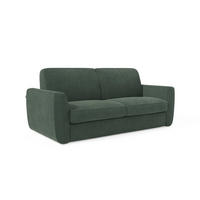 SCHLAFSOFA Leonida - Grün, Metall (222/92/98cm) - Divani.store