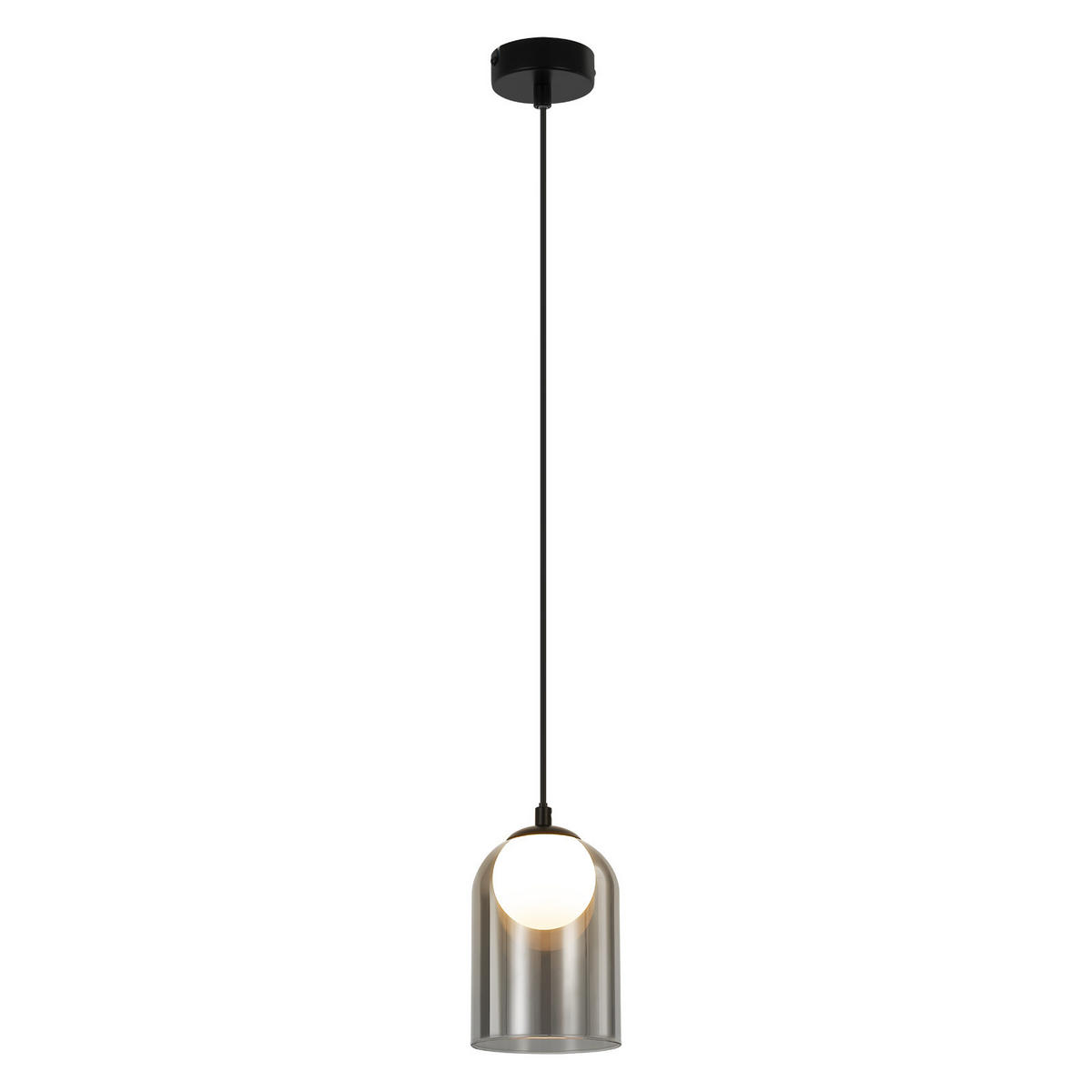 HÄNGELEUCHTE Margossian 8/8/145.5 cm - Schwarz, Metall (8/8/145.5cm) - Nettlife
