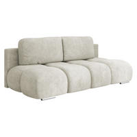 SCHLAFSOFA Honey Mini - Sandfarben/Schwarz, Holz/Kunststoff (195/89/90cm) - MIRJAN24