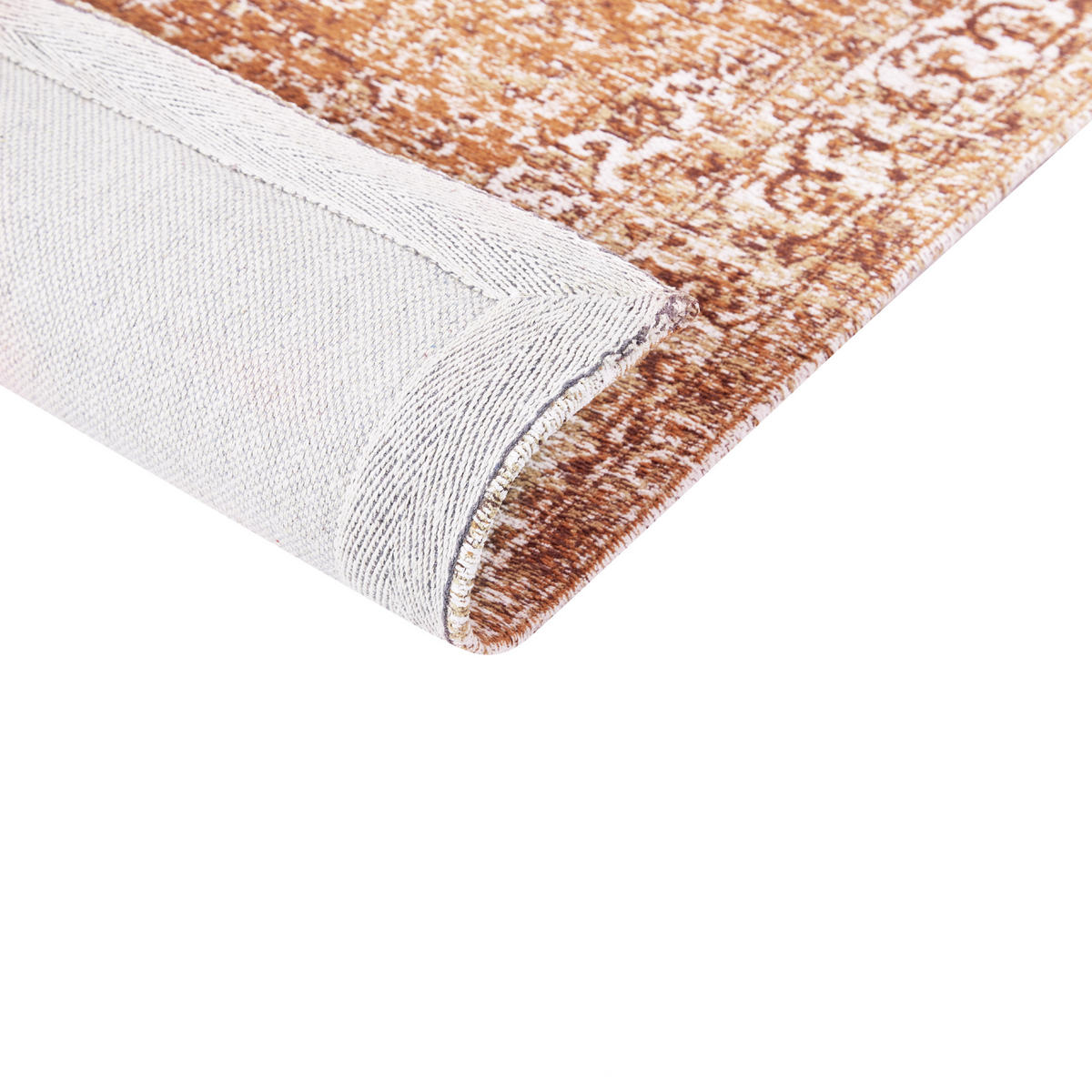 KURZFLOR-TEPPICH Hayat 230/160 cm - Orange, Textil (160/230cm) - Beliani