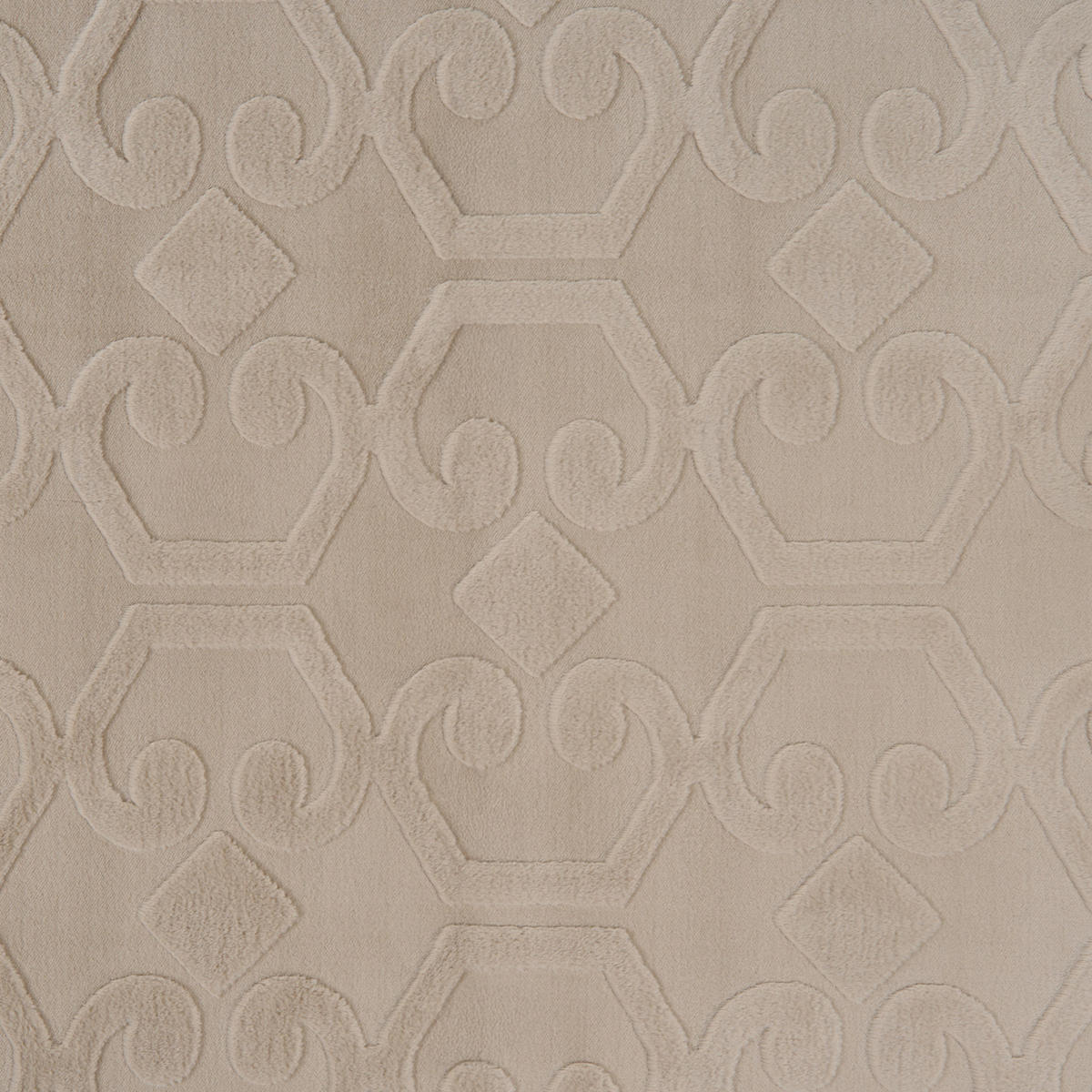 KOBEREC Béžový 160/230 cm Gannett - béžová, textil (160/230cm) - Beliani