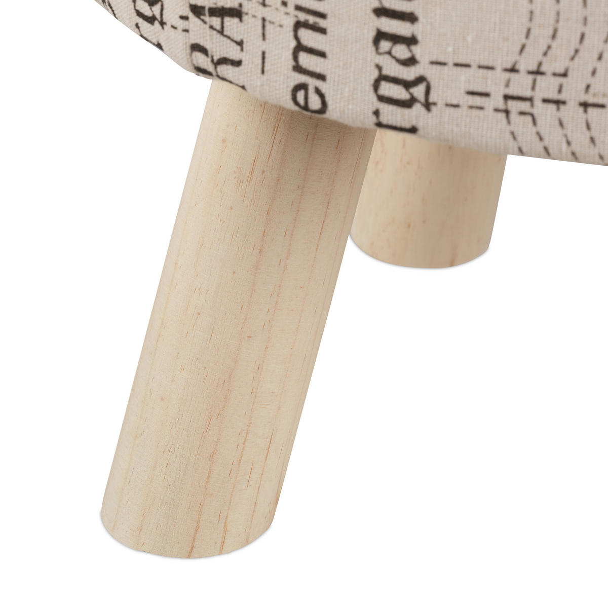 SITZHOCKER - Multicolor, Holz/Wellpappe (32/38/32cm) - Relaxdays