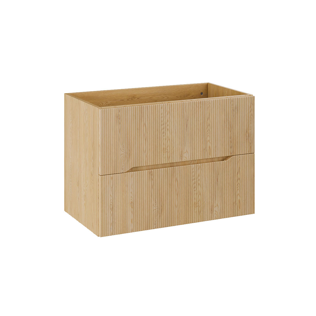 WASCHTISCHUNTERSCHRANK 80.2cm Isaline Helle Eiche - Braun, Holzwerkstoff (80.2/57/46cm) - Petits-meubles