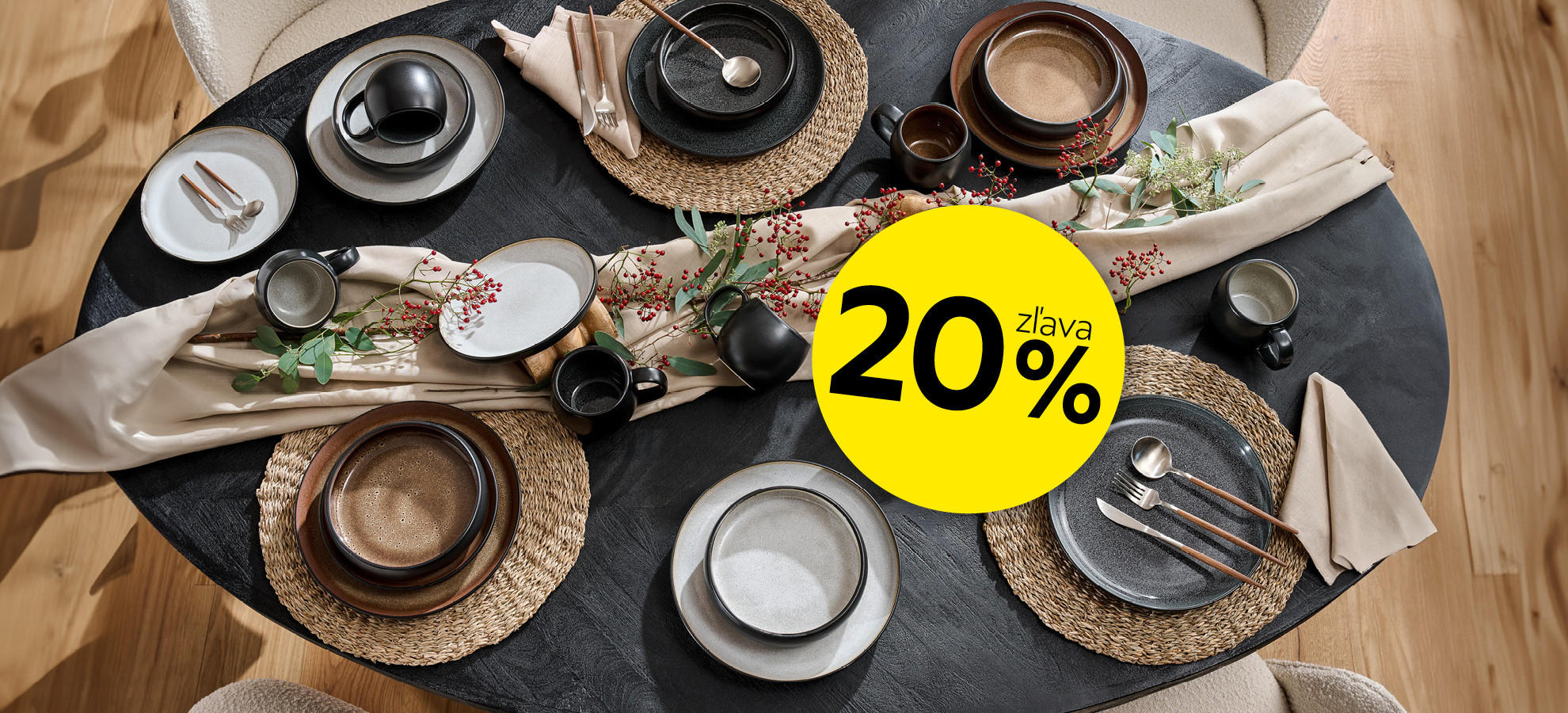 20 % varenie a stolovanie