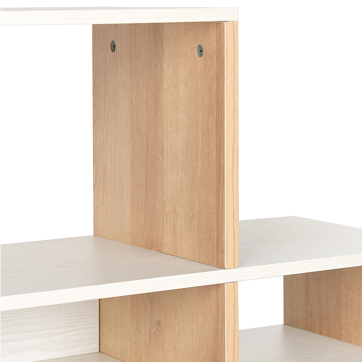 BÜCHERREGAL Fächer Amarilo - Hellbraun, Holzwerkstoff (90/120/30cm) - Beliani