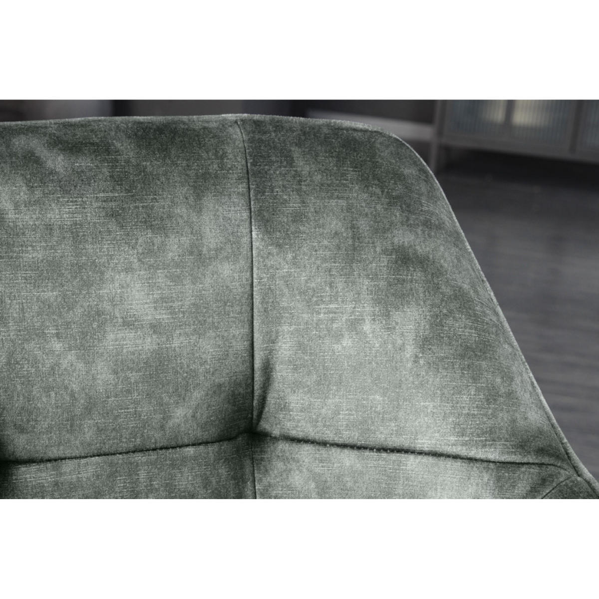 STUHL LOFT Samt Grün - Grün, Textil (60/83/61cm) - riess-ambiente
