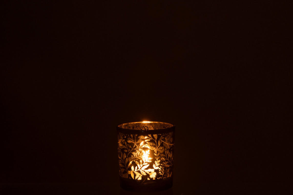WINDLICHT Winter - Grün, Glas (7.3/8cm) - J-Line