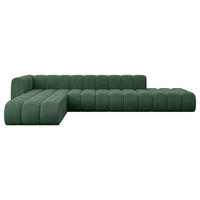 ECKSOFA modulares Sofa Zuvon-L2 - 387x177x70 cm Grün - Grün, Holzwerkstoff/Textil (387/177cm) - ALTDECOR