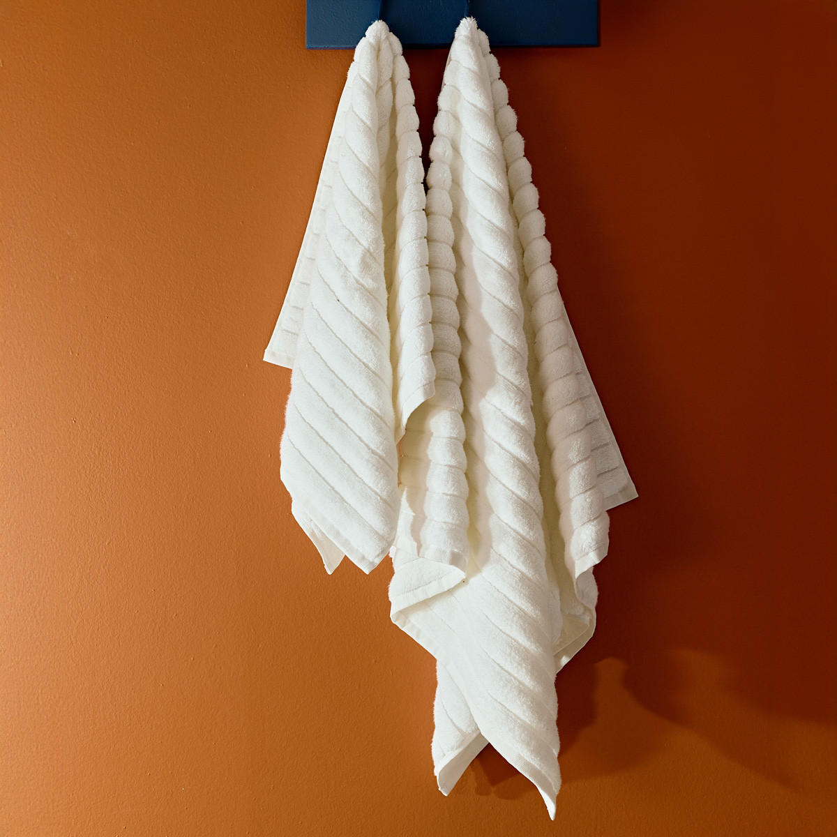 BADETUCH Astri weiß 70/130 cm - Weiß, Textil (70/130cm) - Homla