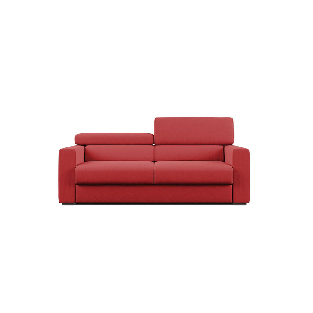 Thumbnail - Divani.store Linearsofa, Rot, Textil, 158x89x100 cm, Wohnzimmer, Sofas & Couches, Sofas