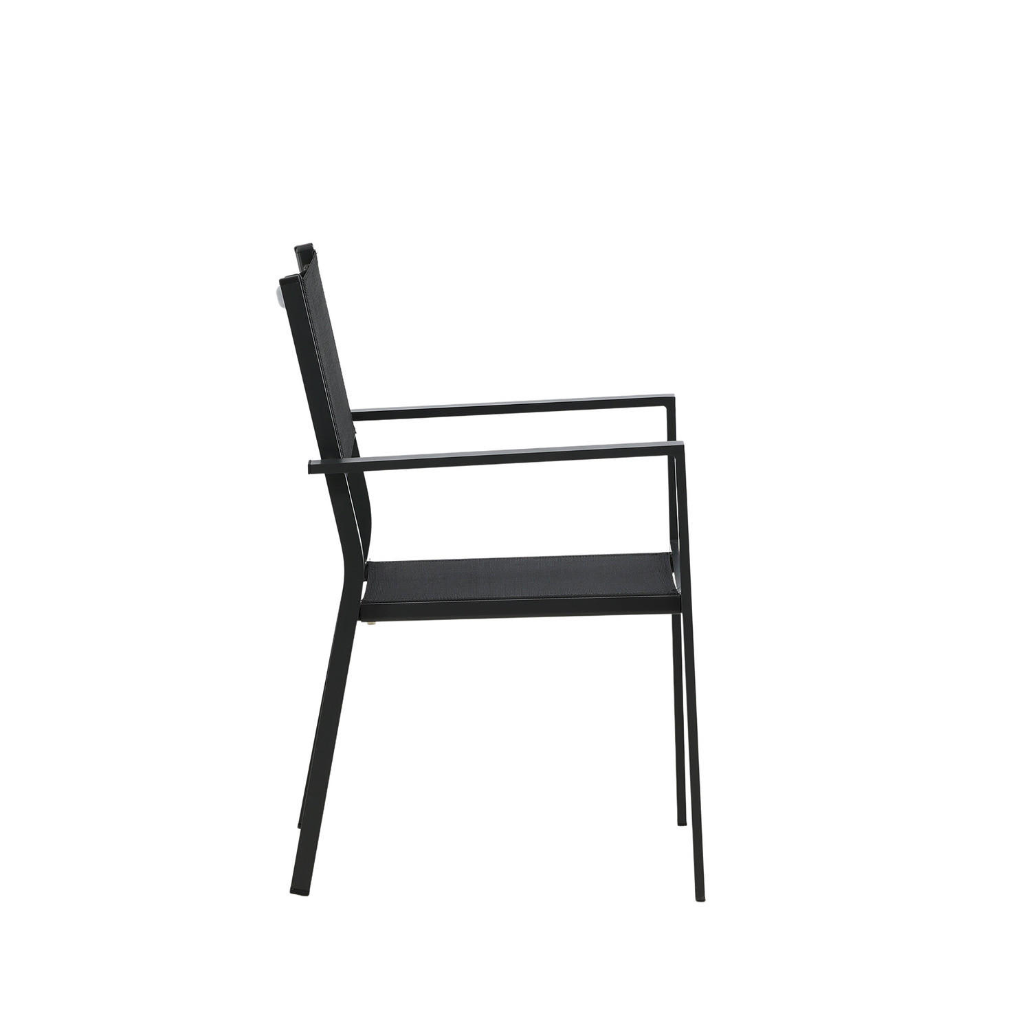 GARTENSTUHL - Schwarz - Schwarz, Kunststoff (57/88/61cm) - home24