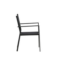 GARTENSTUHL - Schwarz - Schwarz, Kunststoff (57/88/61cm) - home24