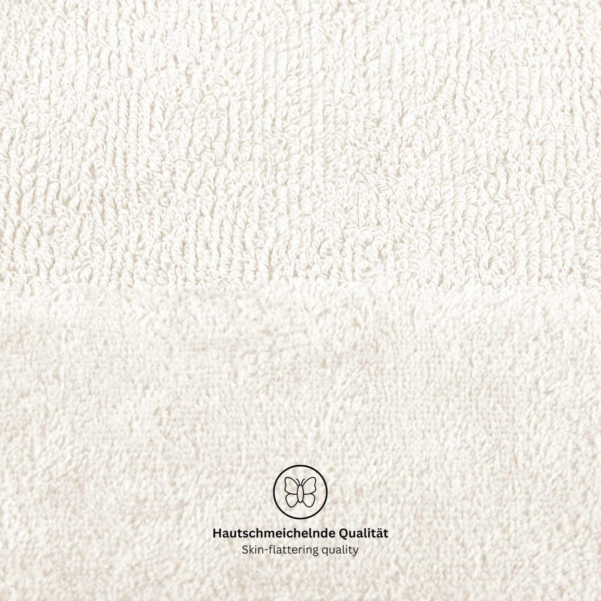 GÄSTEHANDTUCH SENSE-6 - Weiß, Textil (30/50cm) - Schöner Wohnen