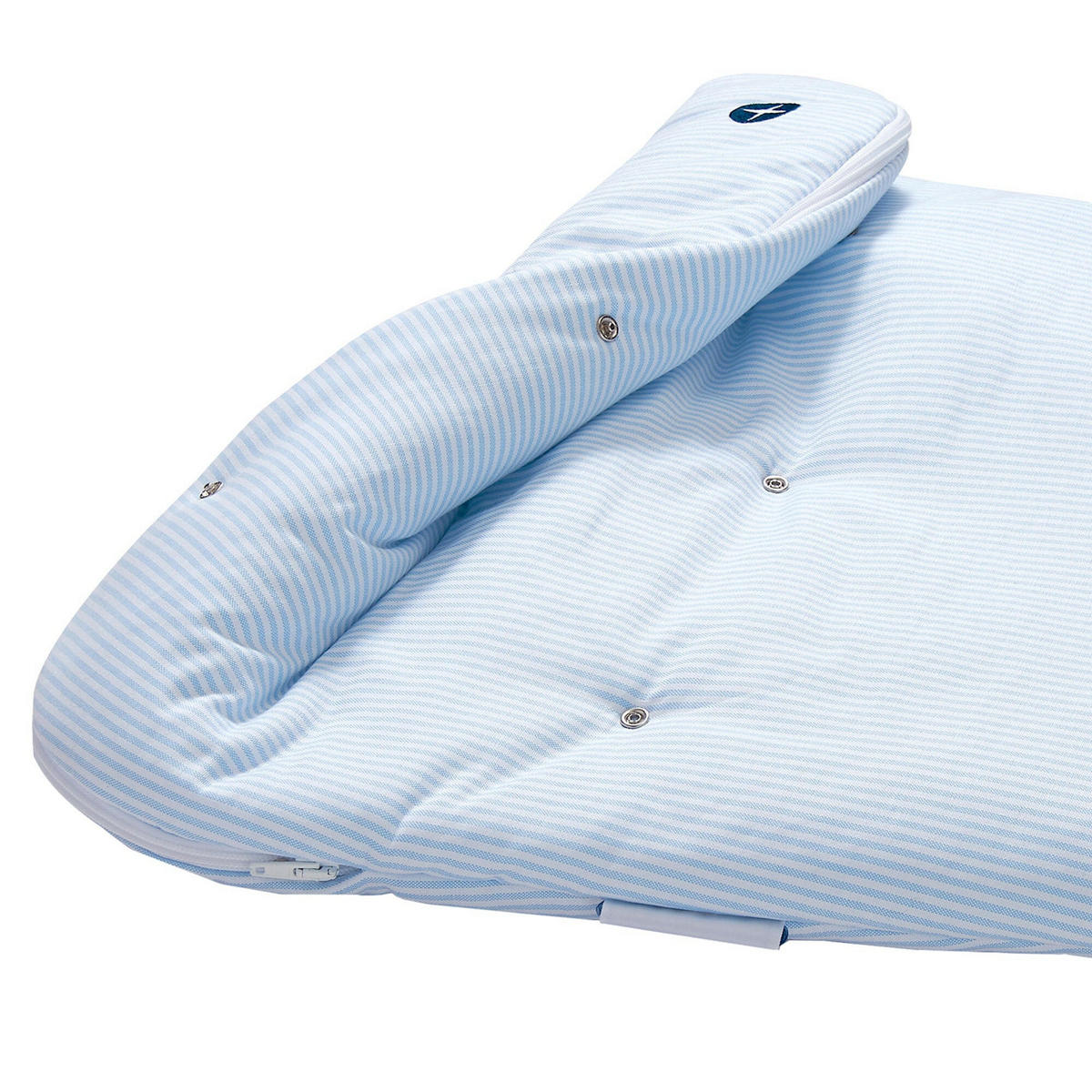 BABYSCHLAFSACK Blau 110 cm - Blau, Textil (50/90cm) - nordic coast company
