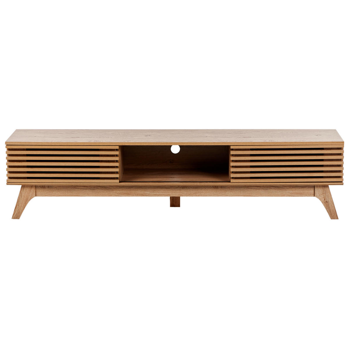 TV-MÖBEL Braun Toledo - Braun, Holzwerkstoff (180/44/40cm) - Beliani