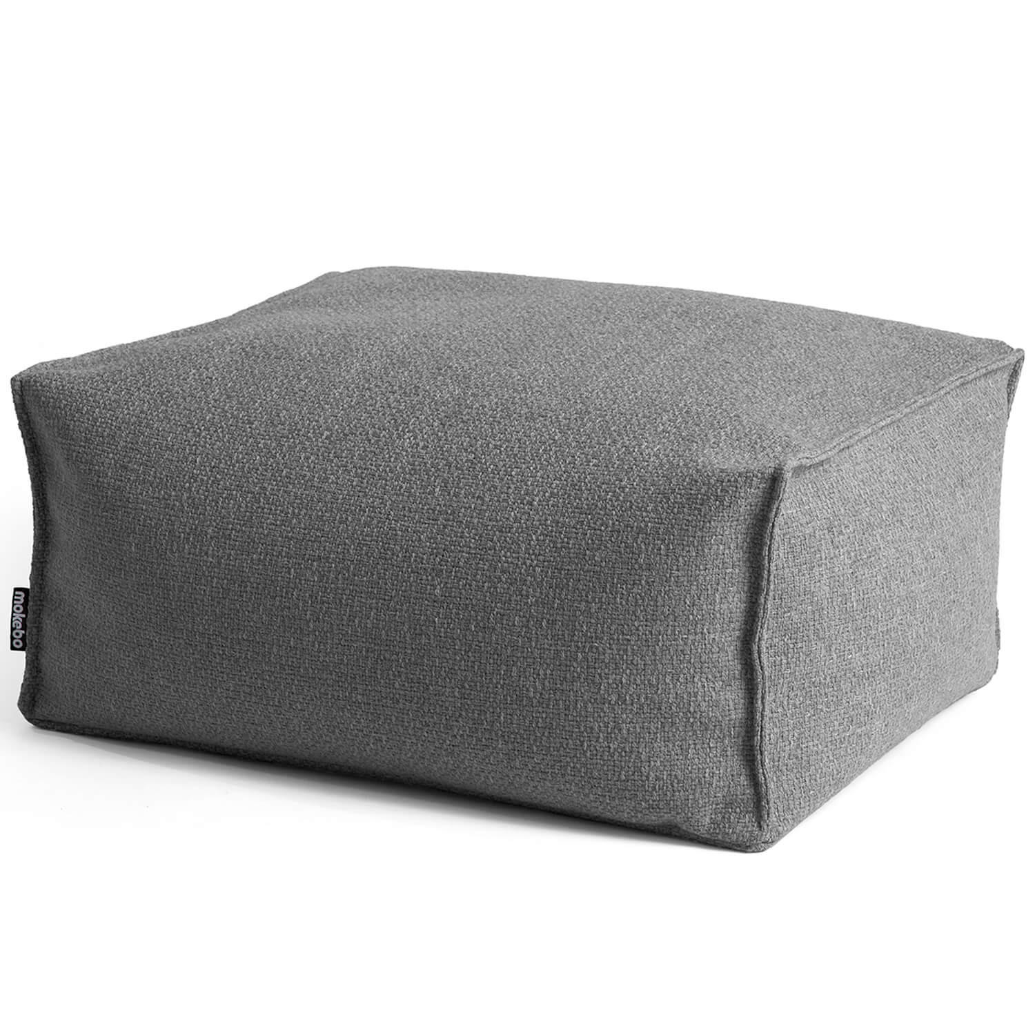 POUF Der Ruhestifter - Grau, Textil (60/25/45cm) - Mokebo