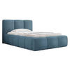 POLSTERBETT Kevson Boucle 90 - Blau, Holz (90/200cm) - MIRJAN24