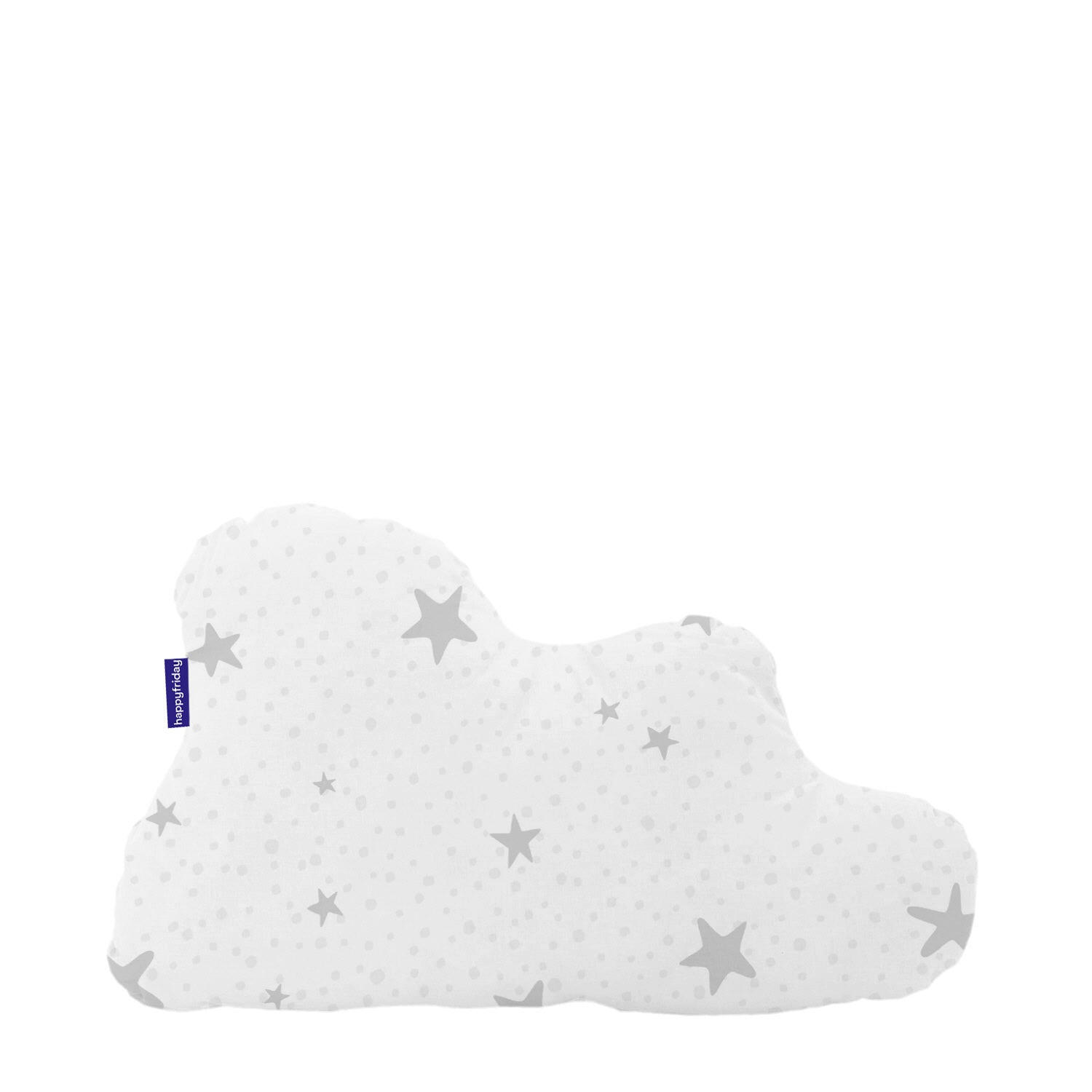 KISSEN little star 60x40 cm grau - Grau, Textil (60/40cm) - Happy Friday