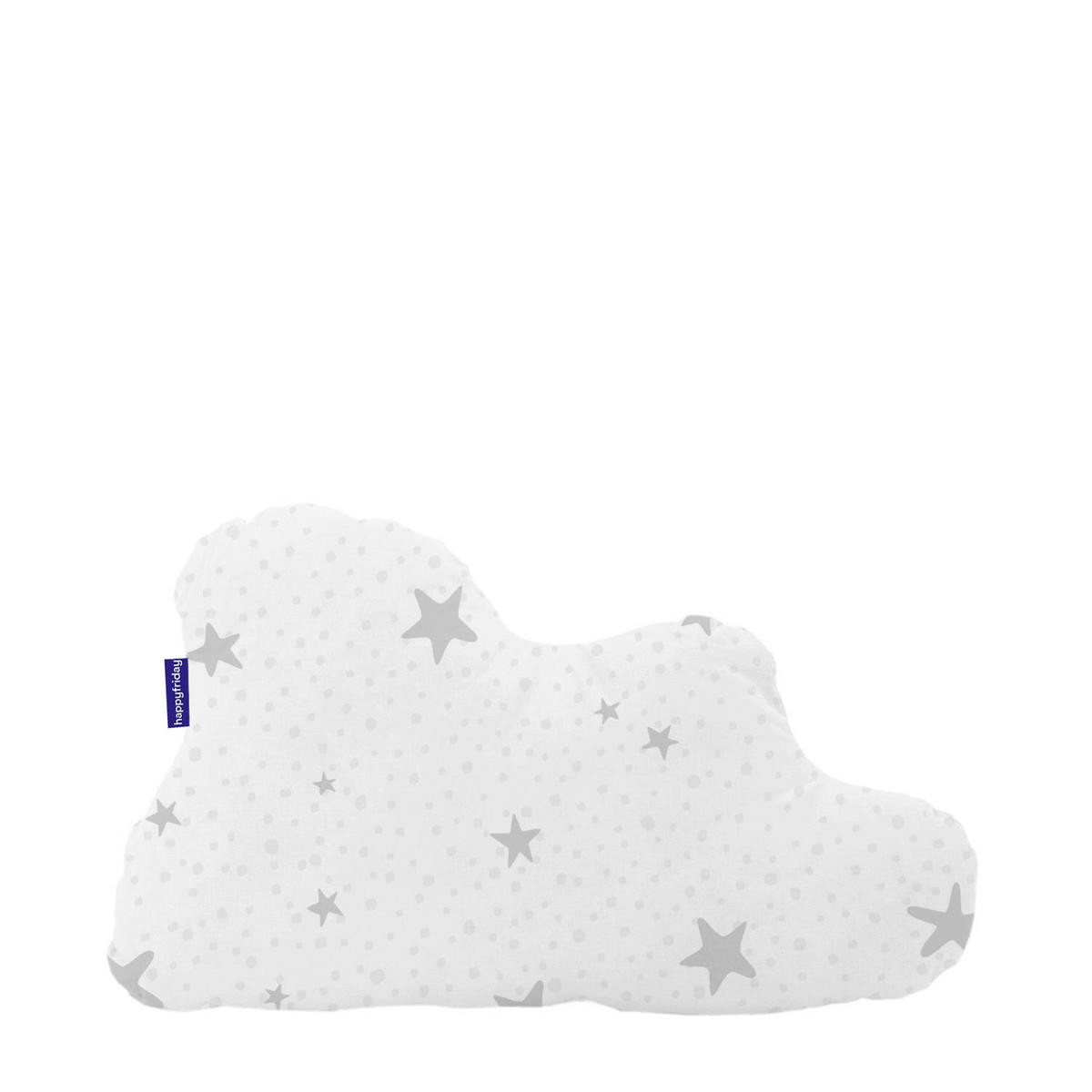 KISSEN little star 60x40 cm grau - Grau, Textil (60/40cm) - Happy Friday