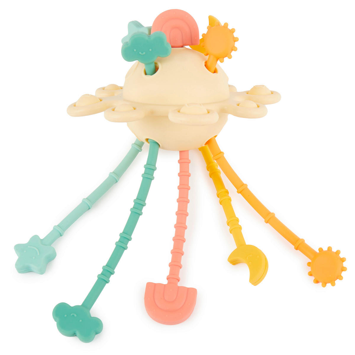 MONTESSORI-ACTIVITY-PLANET Silikon - ab - Multicolor, Kunststoff (13.5/13.5cm) - Bieco Spielwaren