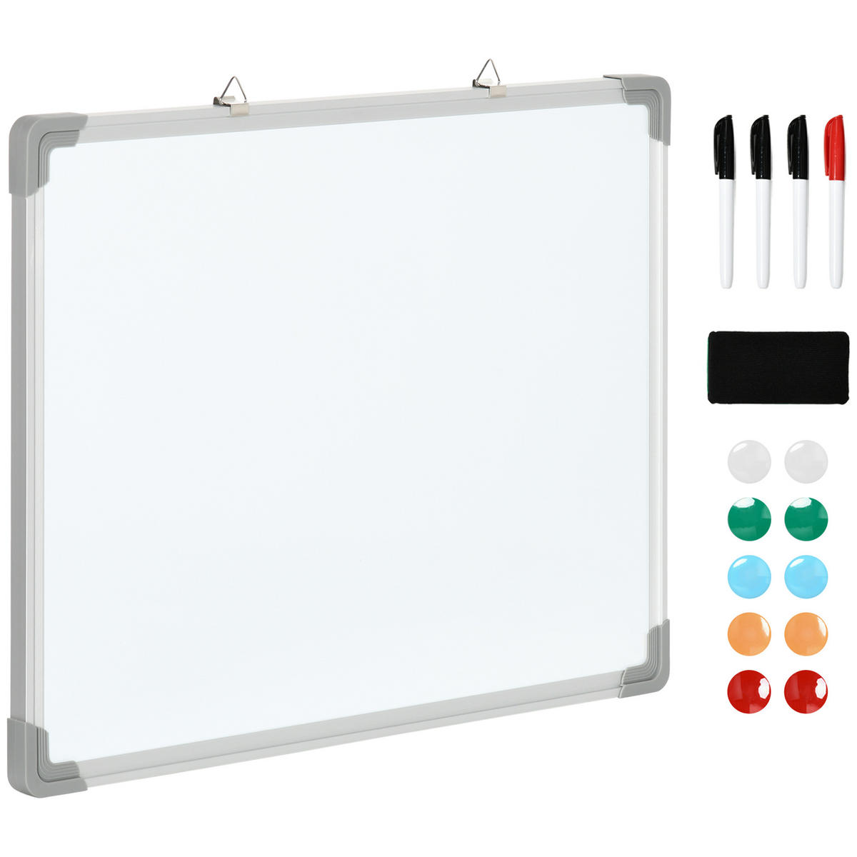 WHITEBOARD DE-09026 Weiß - Weiß, Metall (1.8/45/60cm) - ComfortXL