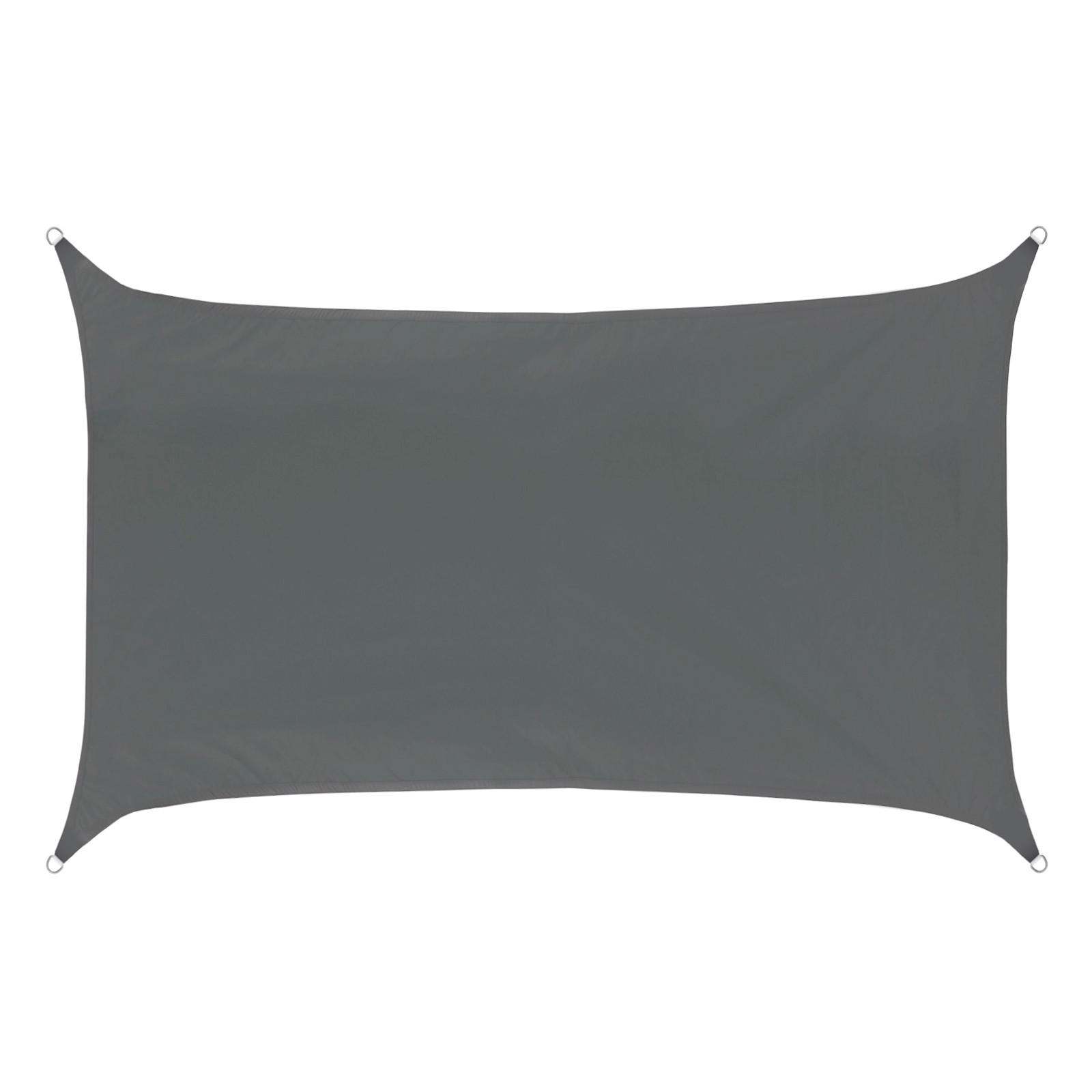 SONNENSEGEL Rechteckig 3x5m - Dunkelgrau, Textil (500/300cm) - SVITA