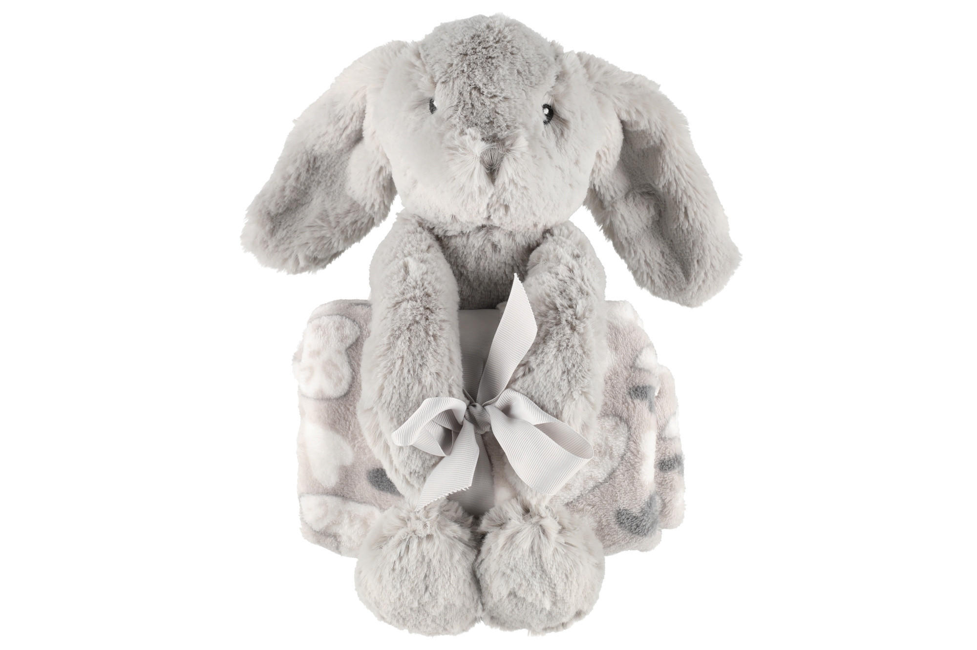 FLEECEDECKE Maskottchen 75/100 cm - Grau, Textil (24/18cm)