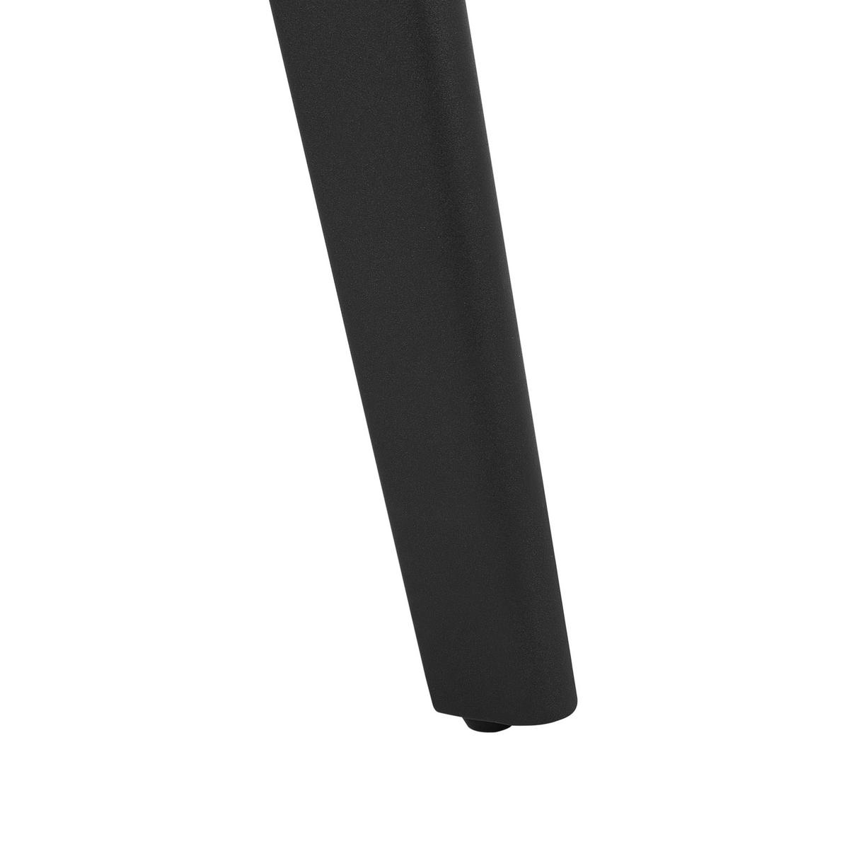 ESSTISCH 110/110/75 cm Grau, Weiß, Schwarz Rund Kenton - Grau, Holzwerkstoff (110/110/75cm) - Beliani