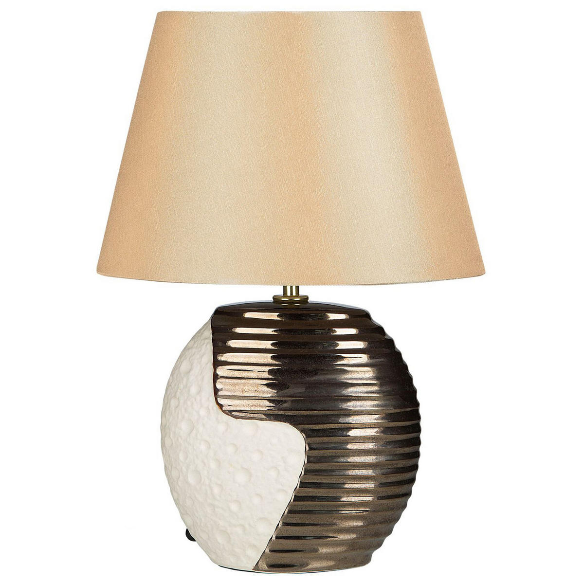 TISCHLAMPE Esla 30/30/41 cm - Messingfarben, Keramik (30/30/41cm) - Beliani