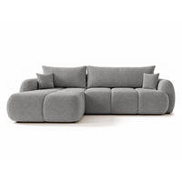 ECKSOFA Loria, Seite: Links - Schwarz/Grau, Holz/Kunststoff (273/183cm) - Sofnet