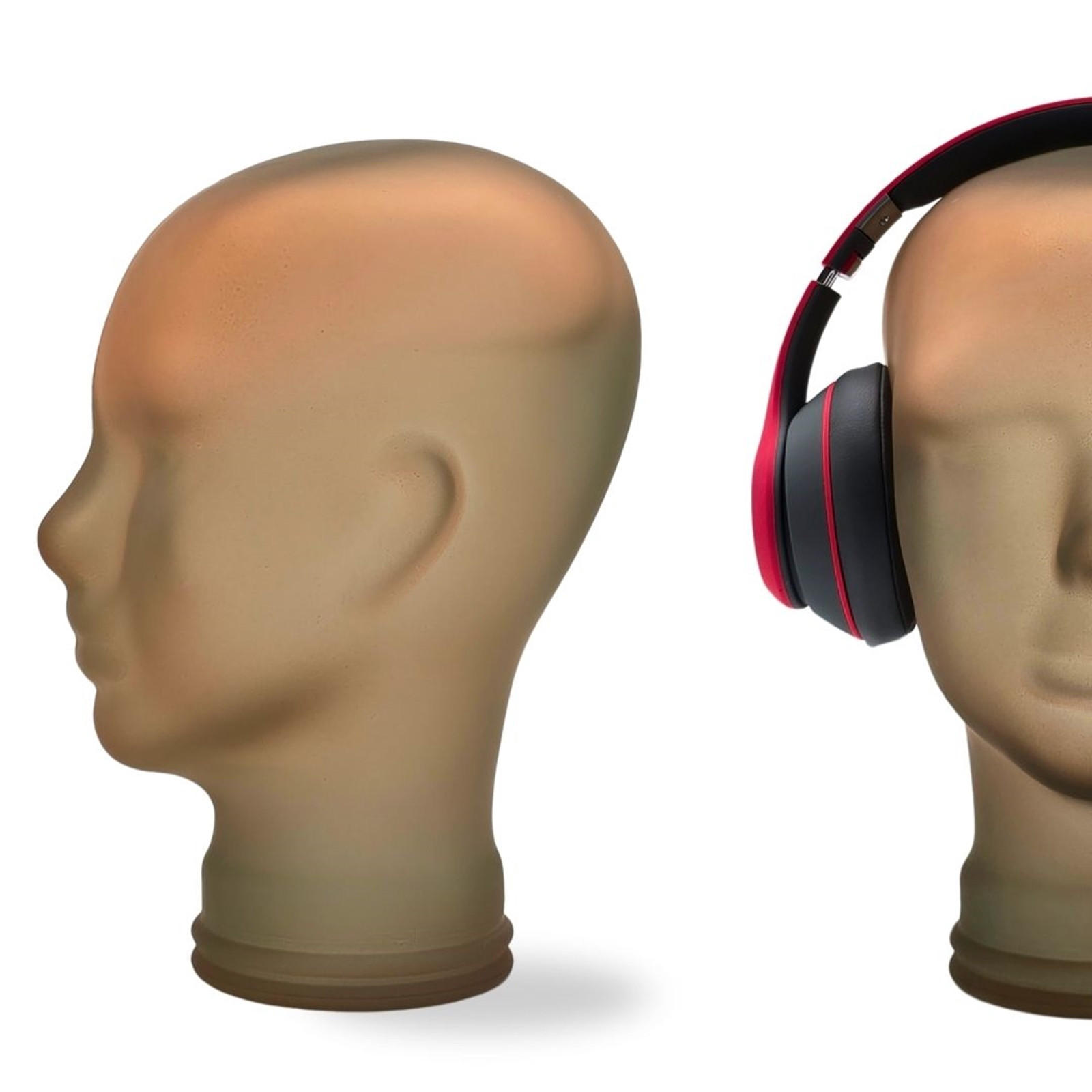 KOPFHÖRERSTÄNDER MICK Glas S02 ombre - Multicolor, Glas (21/29/21cm) - DESIGN DELIGHTS